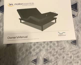 Serta mattress and platform. Has remote. Has been slept in twice. Like new. Mattress is included with the price of bed. 450.00