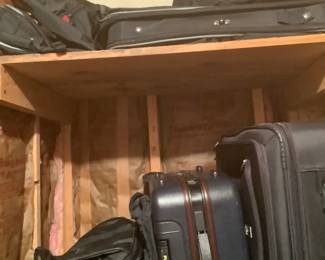 Lots of different type luggage.
