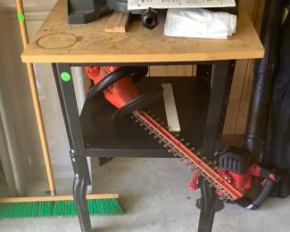 Saw tables.