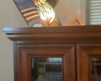 American Eagle Bird lamp. Lights up. Price is: 180.00