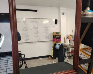 Traditional Wooden Framed Mirror 