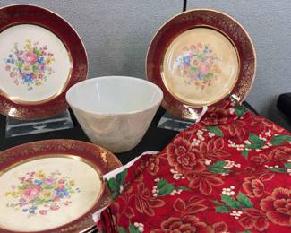 Vintage 10 Dinner Plate 23k And More