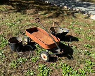 Vintage Yard Art One Of Two