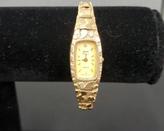 Womans Quartz Geneve Ladies Nugget Watch