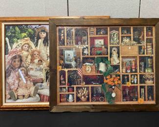 Two Large Framed Puzzles
