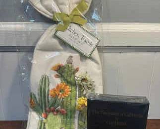 2 Hostess Gifts Kitchen Towels  Coasters 