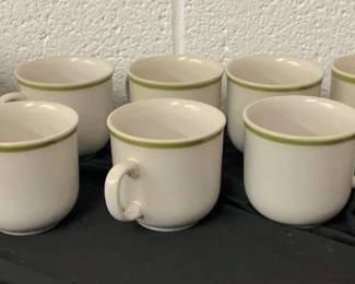 Avocado Green Stoneware Set