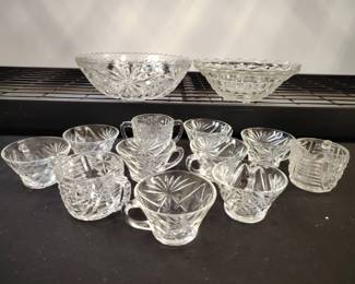 Pressed Glassware Set