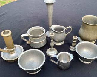 Vintage Wilton Pewter And Unmarked Pieces