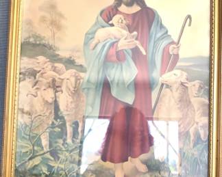 Jesus And The Little Lamb