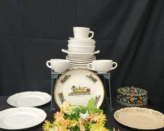 Decorative Locomotive Plate And Like Pieces