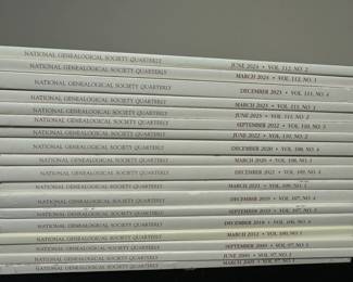 18 Editions Of National Geneological Society Quarterly