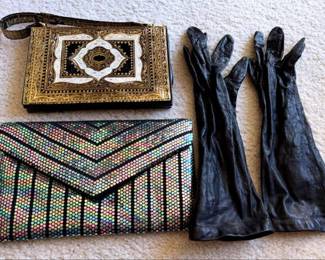 Vintage Handbags And Gloves