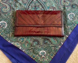 Eel Skin Clutch