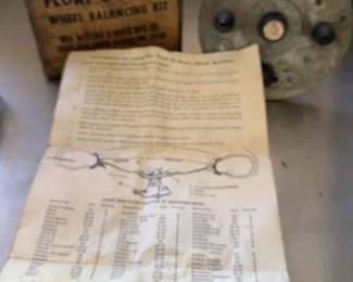 Float O Matic Wheel Balancer