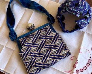 Vintage Headed Purse And HalfHat