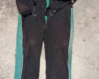 Vintage Design 500 GreenBlack Racing Jumpsuit