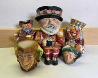 Collection of Toby Jugs and Character Jugs