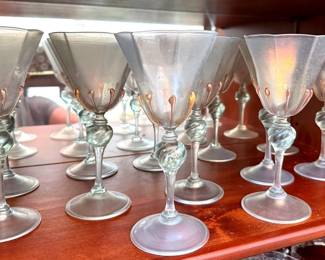 Iridescent Stemware