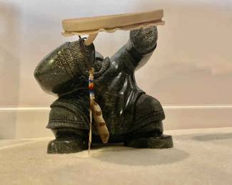 Inuit Drum Dancer Sculpture