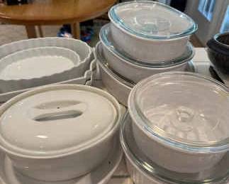 Large Lot Of Corning Ware And More