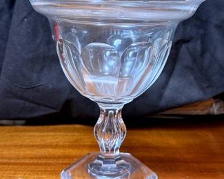 Antique Pressed Glass Compote