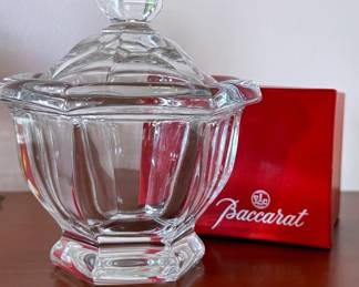 Baccarat Lidded Sugar Bowl