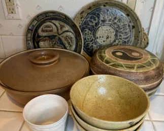 Vintage Heath Lidded Casserole Other Hand Thrown Pottery