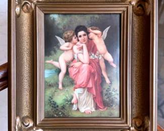 Porcelain painting "Songs of Spring"