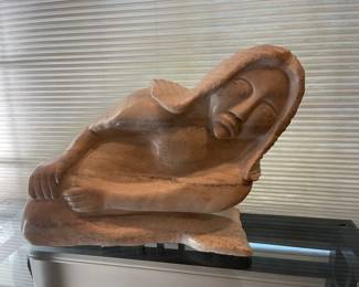 Hand carved Inuit sculpture of Sedna
