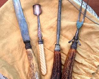 Bone Handle Carving Set