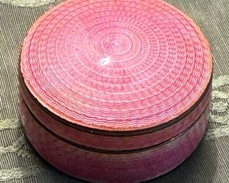 English Guilloche Trinket Box