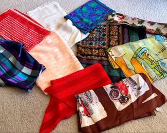 An Assortment Of Scarves