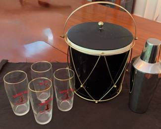 Barware Ice Bucket, Shaker Glasses
