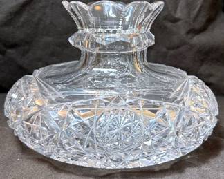 American Brilliant Cut Glass Vase