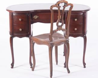 Lot 528 Louis XV style writing desk