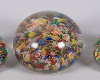 Lot 219 Milleflori Paperweights