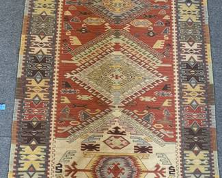 Lot 236 Caucasian Flatweave Area Rug