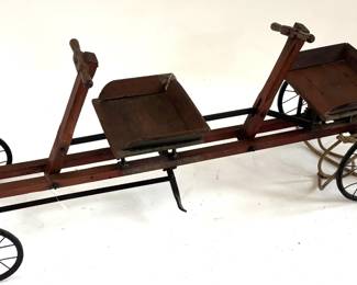 Lot 607 Antique Irish Mail Cart
