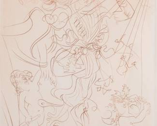 Lot 115 Salvador Dali etching