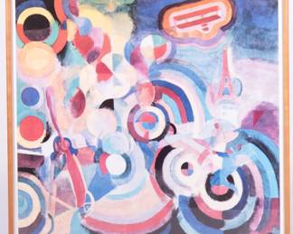 Lot 130 Robert Delaunay Basel Poster
