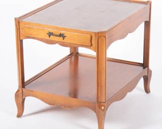 Lot 530 Two tiered side table