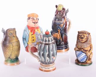 Lot 24 German Beer Steins