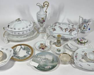 Lot 546 Limoges, Tureens, Turin, more