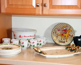 Tom & Jerry Punch Bowl Set