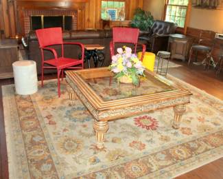 Coffee Table, Area Rug