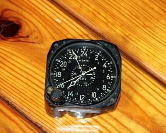 Waltham Aircraft Clock ca. WWII