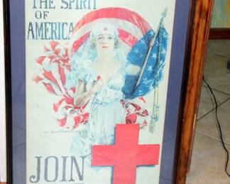 Howard Chandler Christy “Spirit of America” Framed Poster