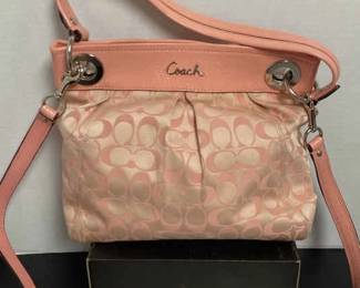 Coach Ashley Signature Crossbody Pink
