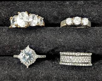 Size 7 Sterling Rings 